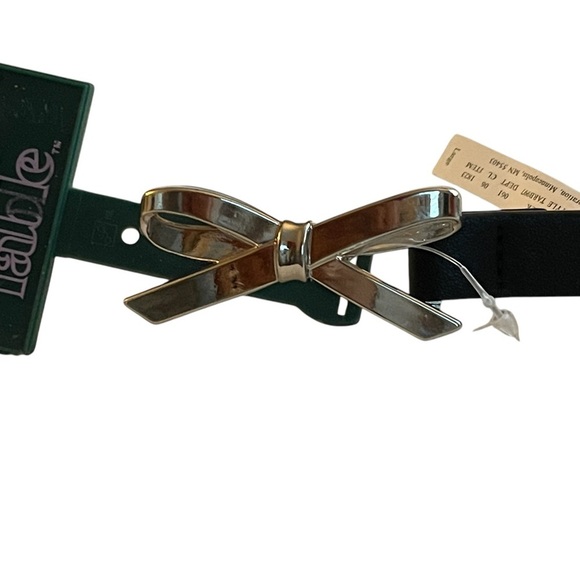 Women's Metal Bow Belt - Wild Fable 
Black LARGE corpcore boardroom chic - Picture 3 of 6